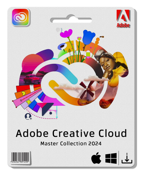 Adobe Creative Cloud All Apps 2024 Full Version (1-Year Subscription)